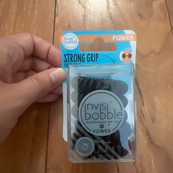 Invisibobble Traceless Hair Ring Lot 5 Pack Black Clear Brown Ponytail 26 pieces - Picture 4 of 6